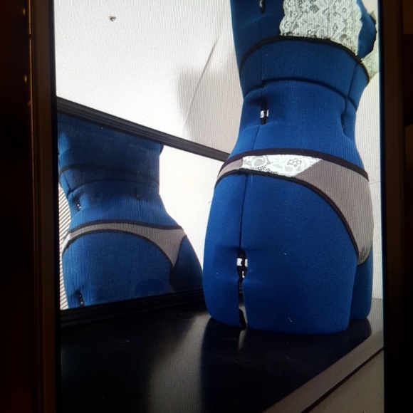 handmade lace bralette and thong set - Picture 3 of 4